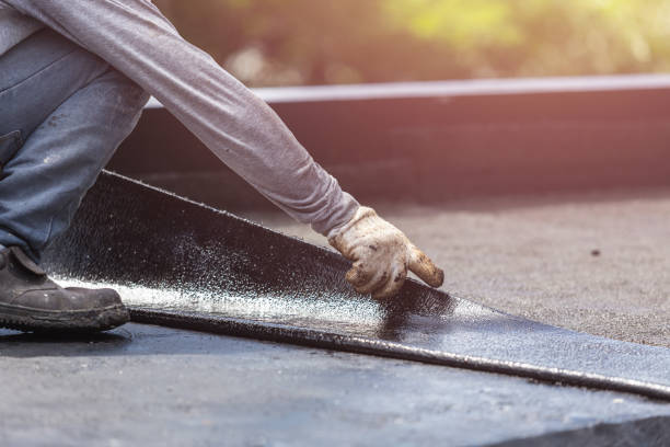 Professional Crawl Space Encapsulation technician working in West Bloomfield, NY